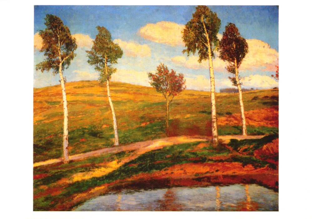 Silnice (Krajina z Kameniček) pohled