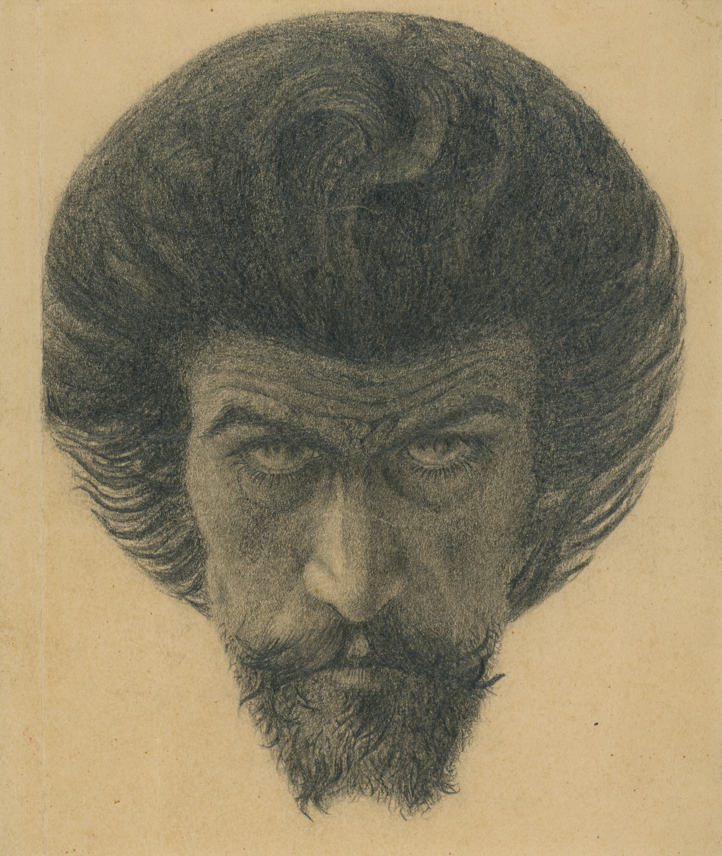 Karel Hlaváček, Můj Kristus (Autoportrét), 1897, Památník národního písemnictví v Praze, Umělecké sbírky Karel Hlaváček, Můj Kristus (Autoportrét), 1897, Památník národního písemnictví v Praze, Umělecké sbírky