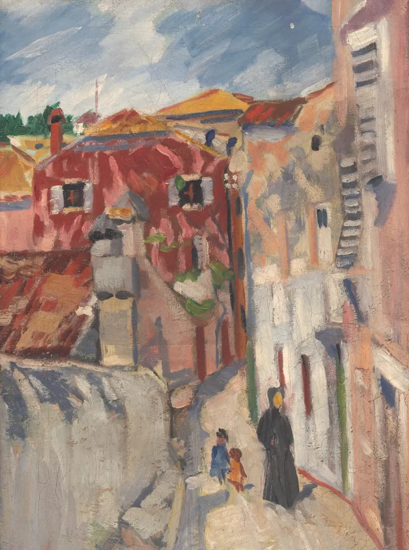 Václav Špála, Ulice v Dubrovníku, 1908