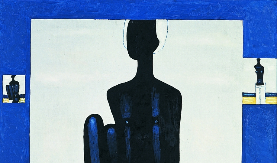 Jerzy Nowosielski, Pláž, 1994, soukromá sbírka