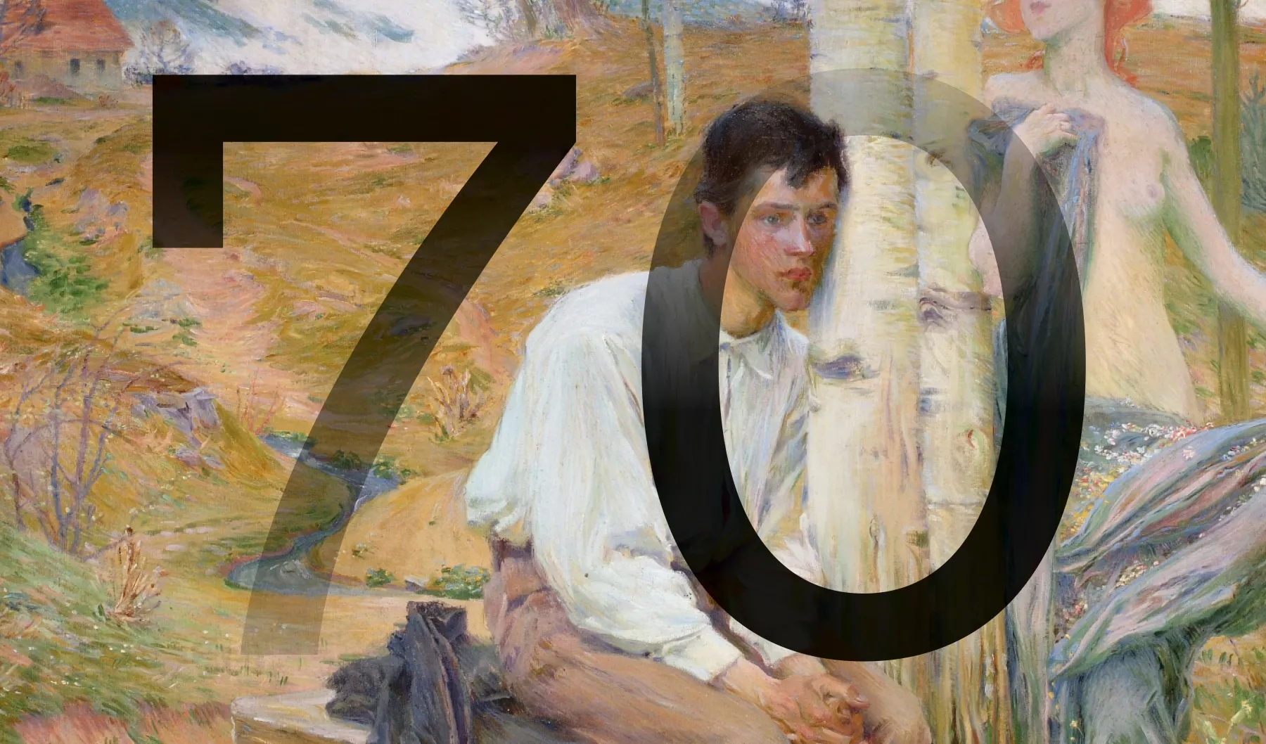 ZČG 70 -Jan Preisler, Jaro (detail), 1900, ZČG